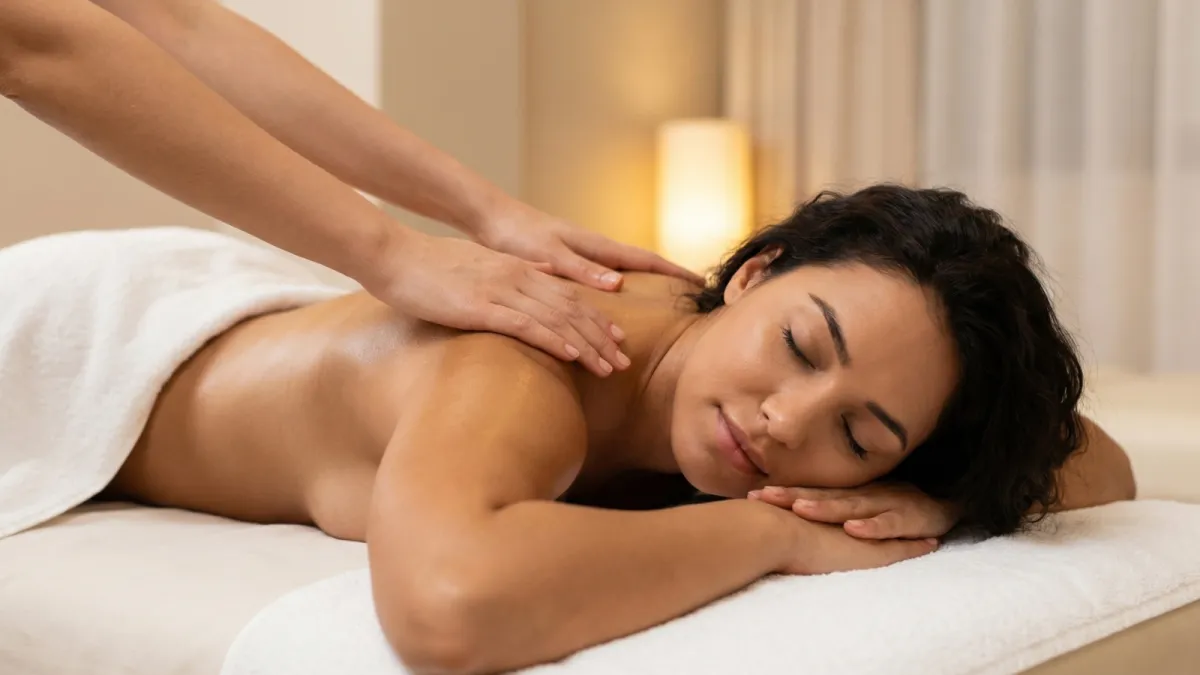 Deep pressure massage treatment at Wonderful Massage Holmview