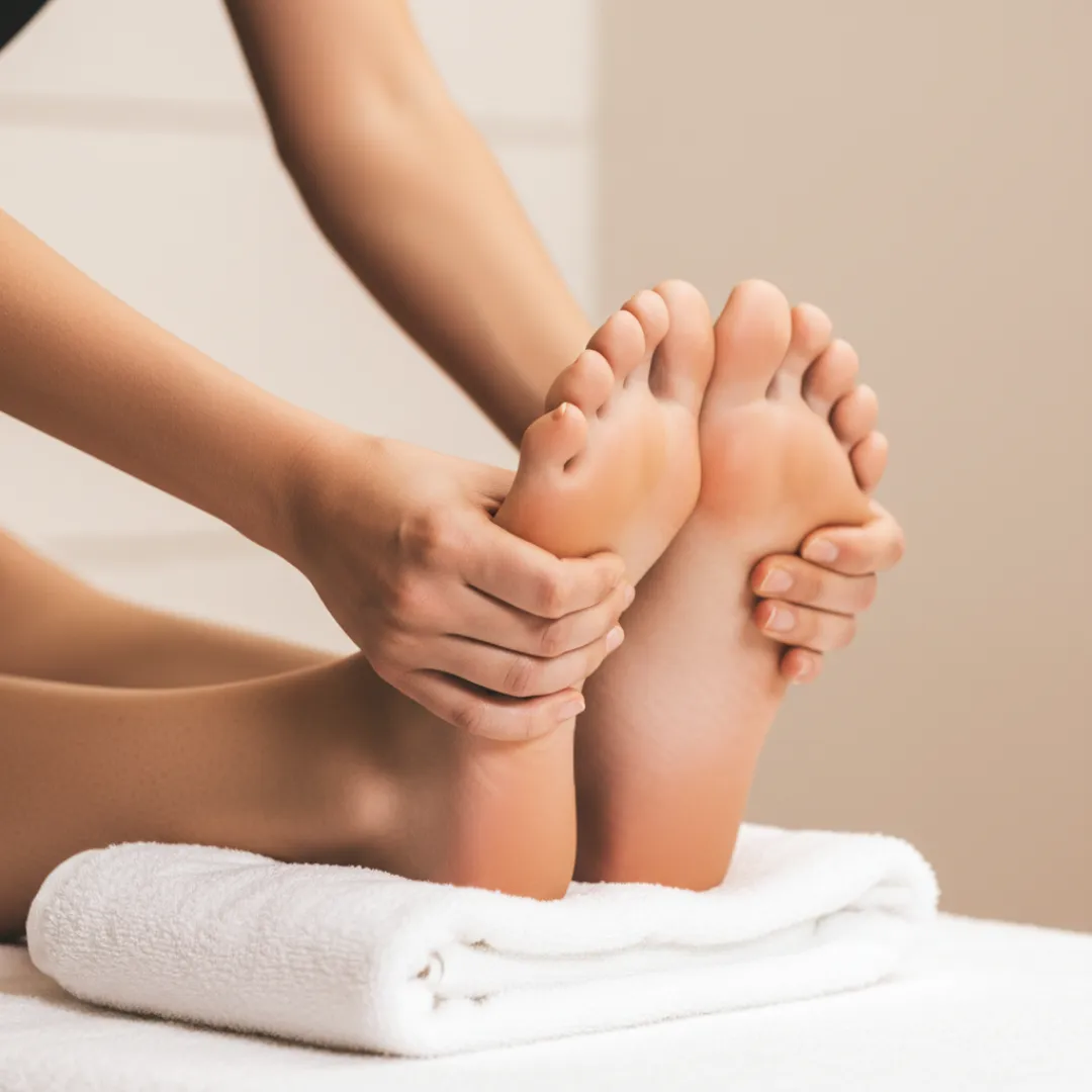 Reflexology technique improving circulation and balance