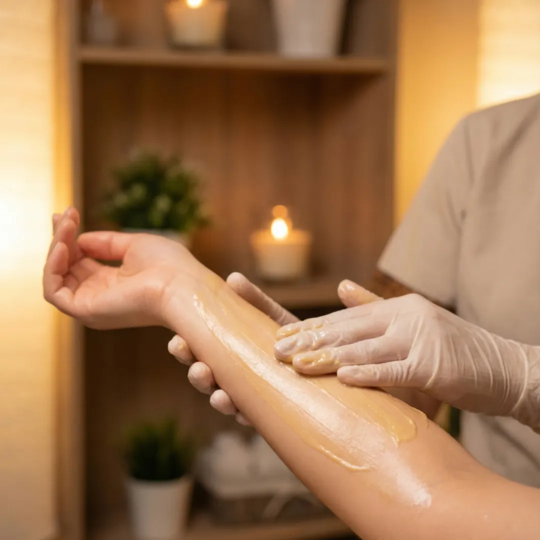 Gentle exfoliating treatment improving skin texture