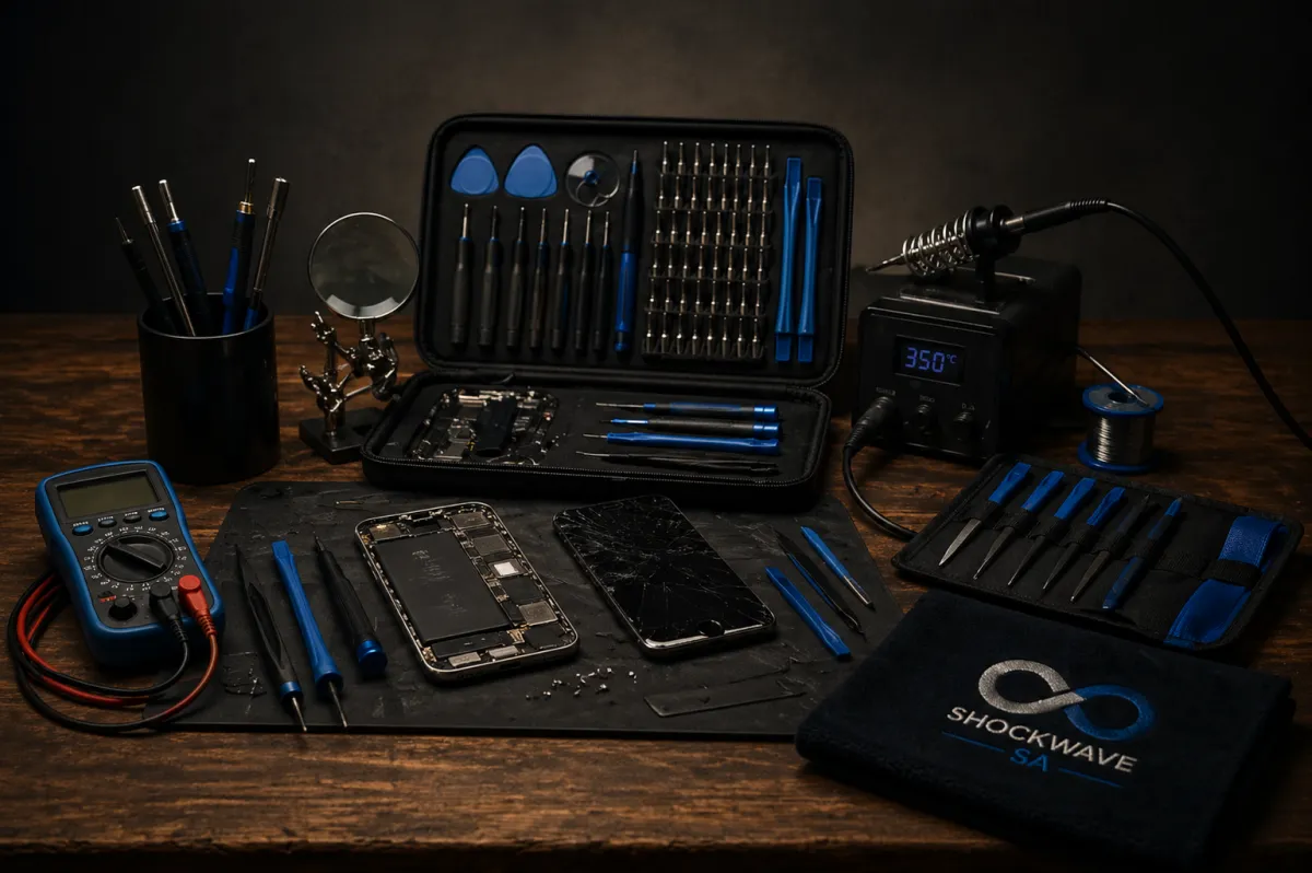 Industrial grade construction tools and equipment ready for training