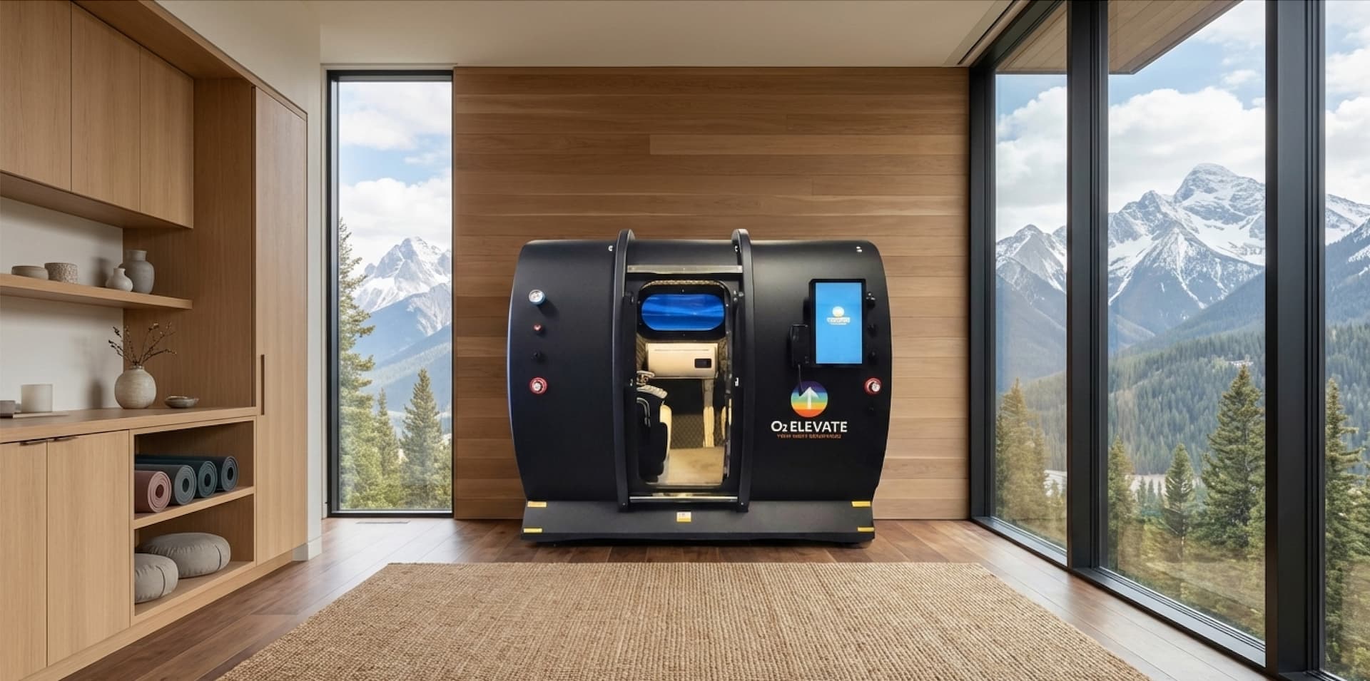 Clinical-grade 2.0 ATA hyperbaric chamber for sale in Flathead Valley, Montana