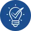 Lightbulb icon symbolizing expert insight and professional home inspection knowledge.