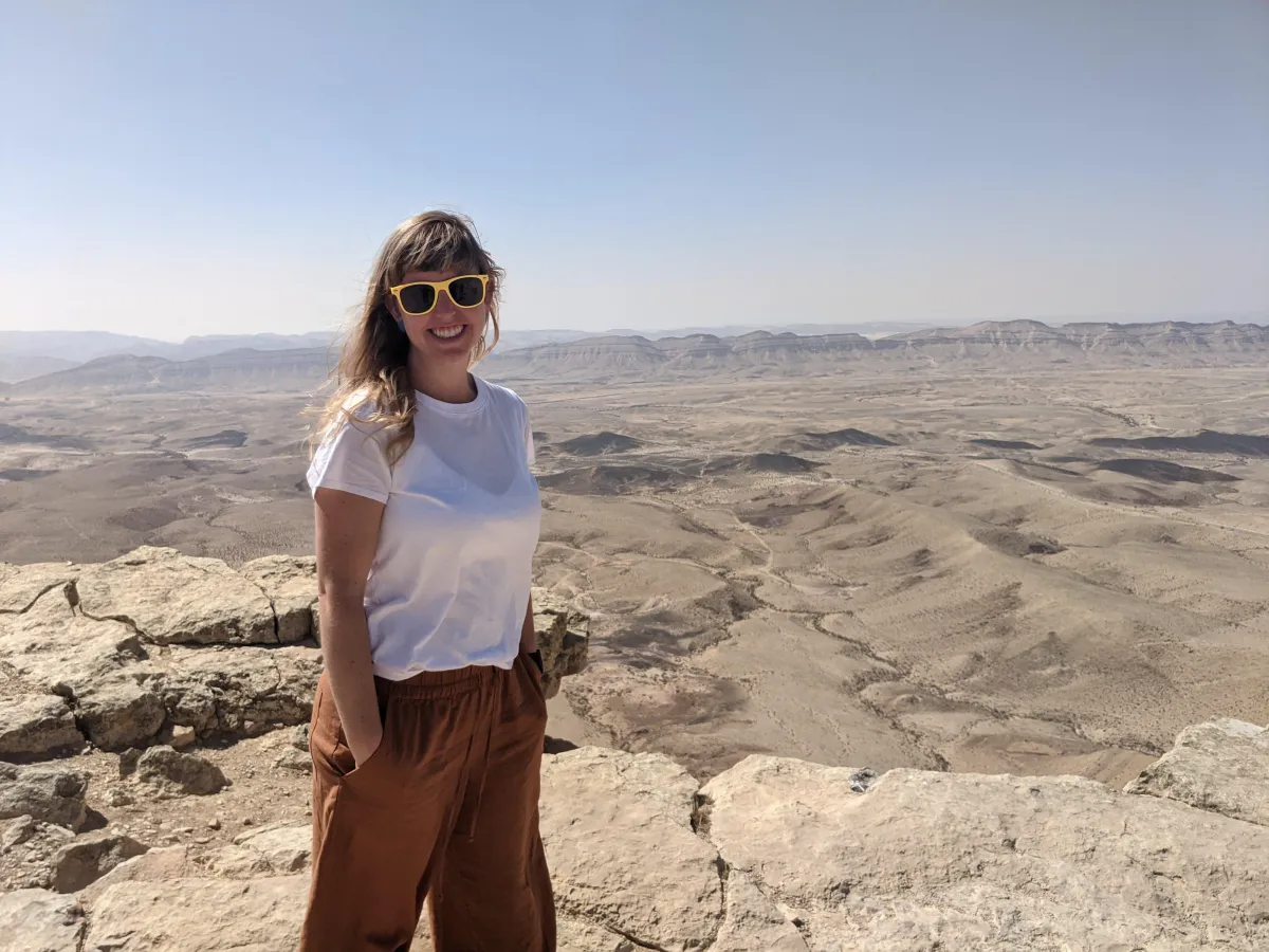 Tara in the Negev Desert 