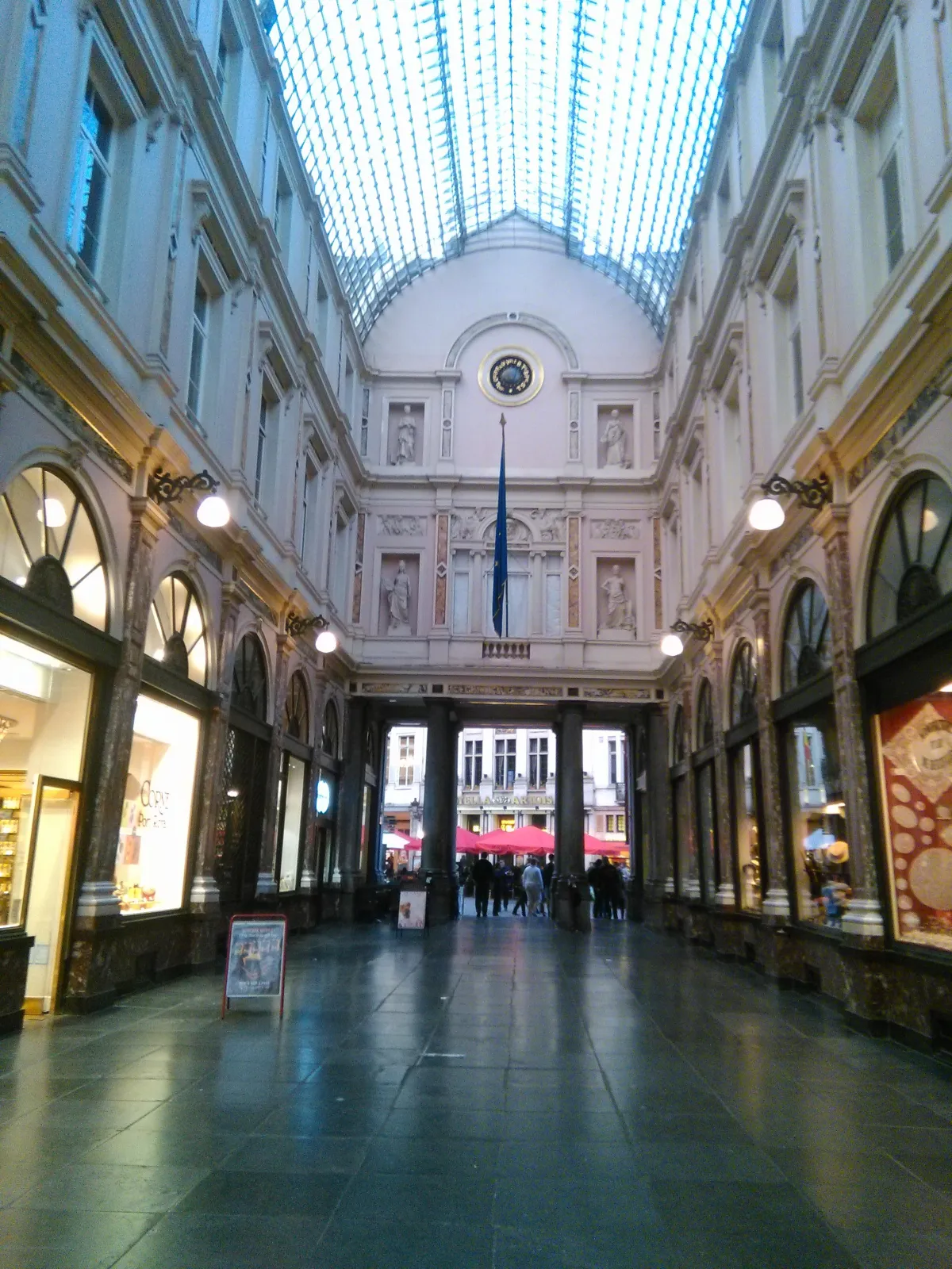 Shopping at the Grand Place in Brussels, Belgium