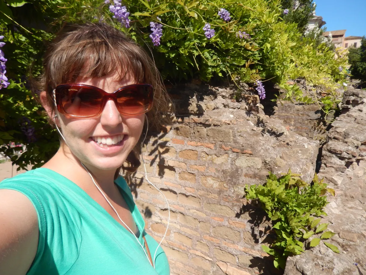 Selfie at the Roman Forum