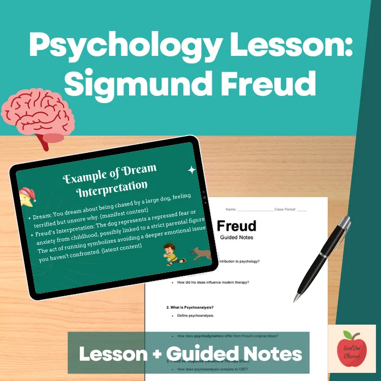 Preview of Psychology lesson: sigmund freud