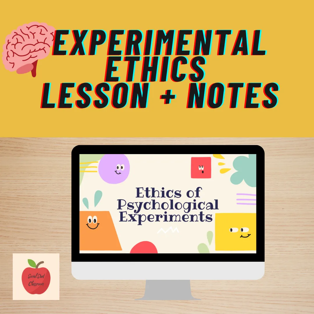 Preview of Psychology lesson: experimental ethics
