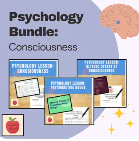Preview of Psychology bundle: consciousness