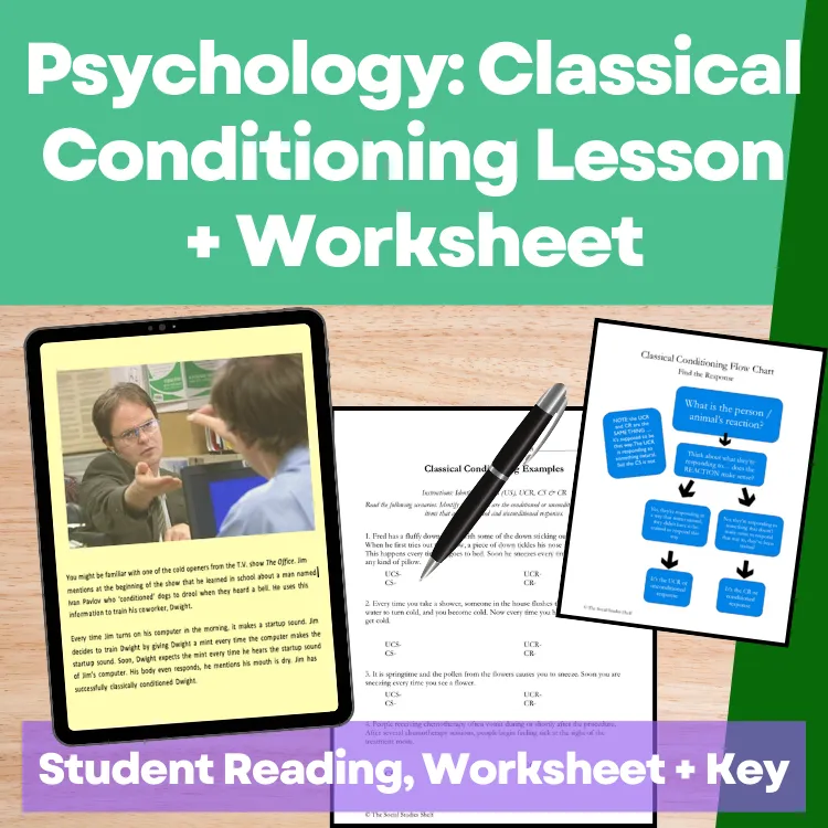 Preview of Psychology lesson: classical conditioning