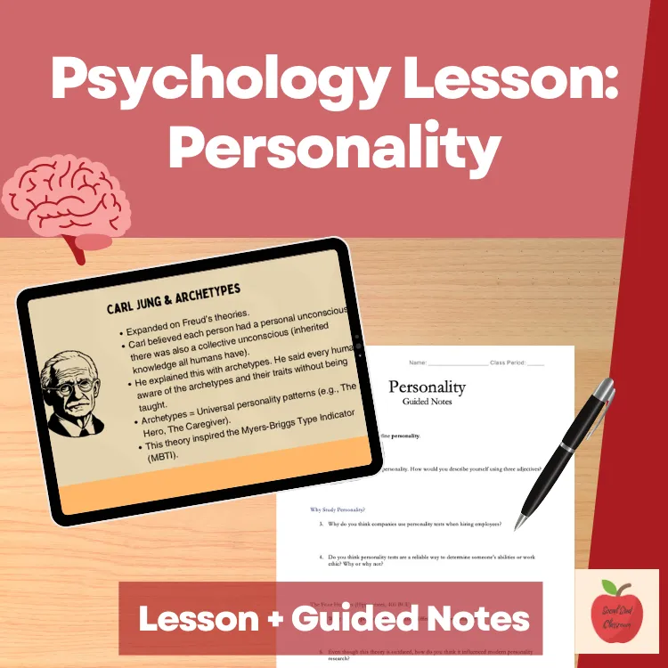 Preview of Psychology lesson: personality