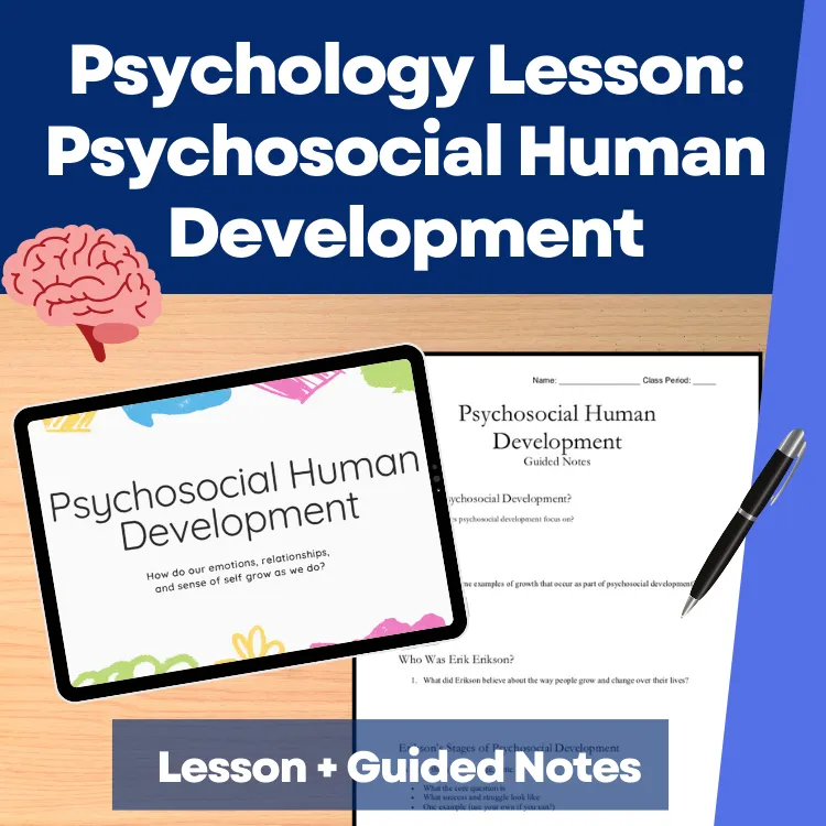 Preview of Psychology lesson: psychosocial human development