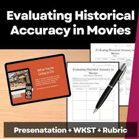Preview of World History lesson: evaluating historical accuracy