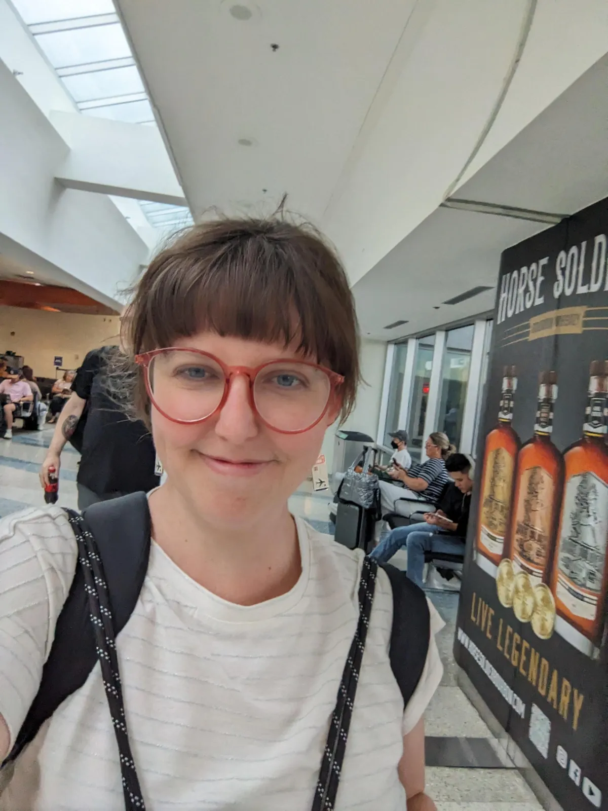 A Tara airport selfie