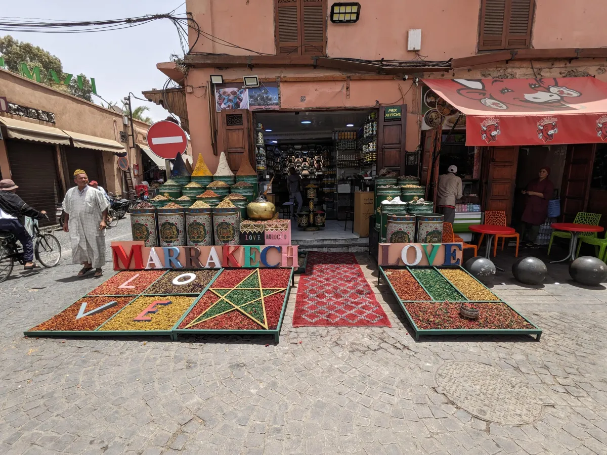 Spice shop in Marrackech
