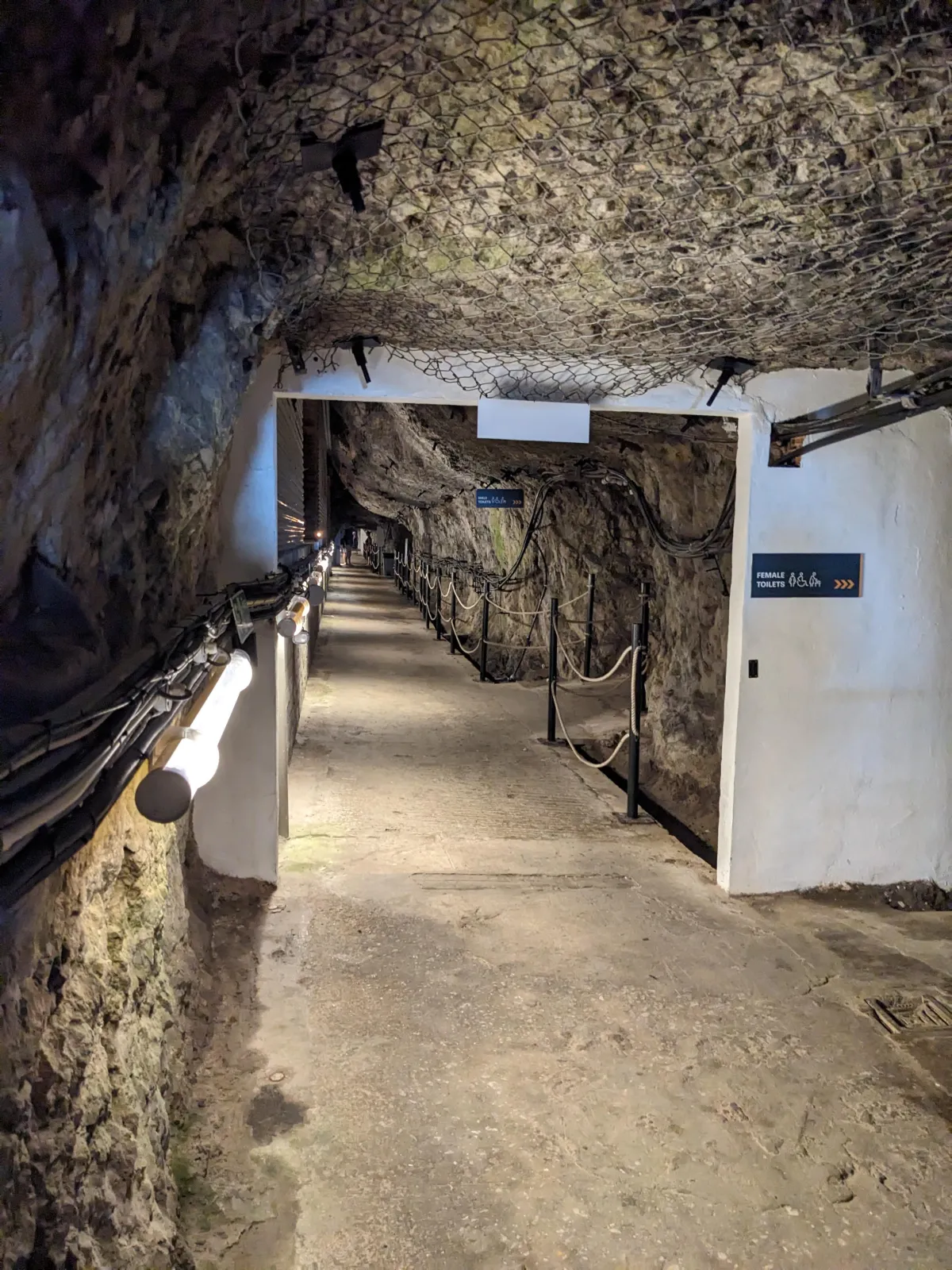 A peek into the World War 2 tunnels in Gibraltar