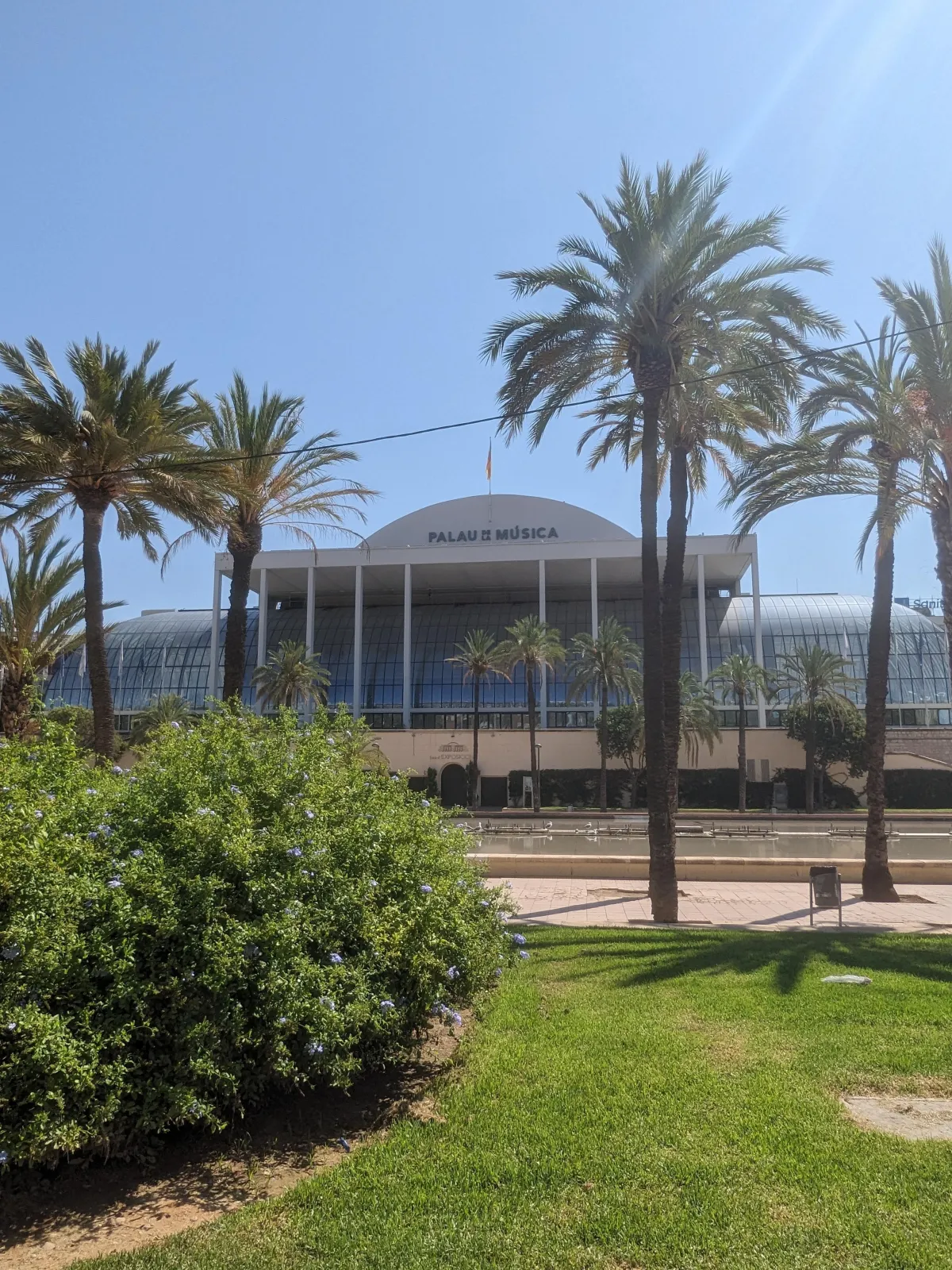 Views down the Jardín del Turia