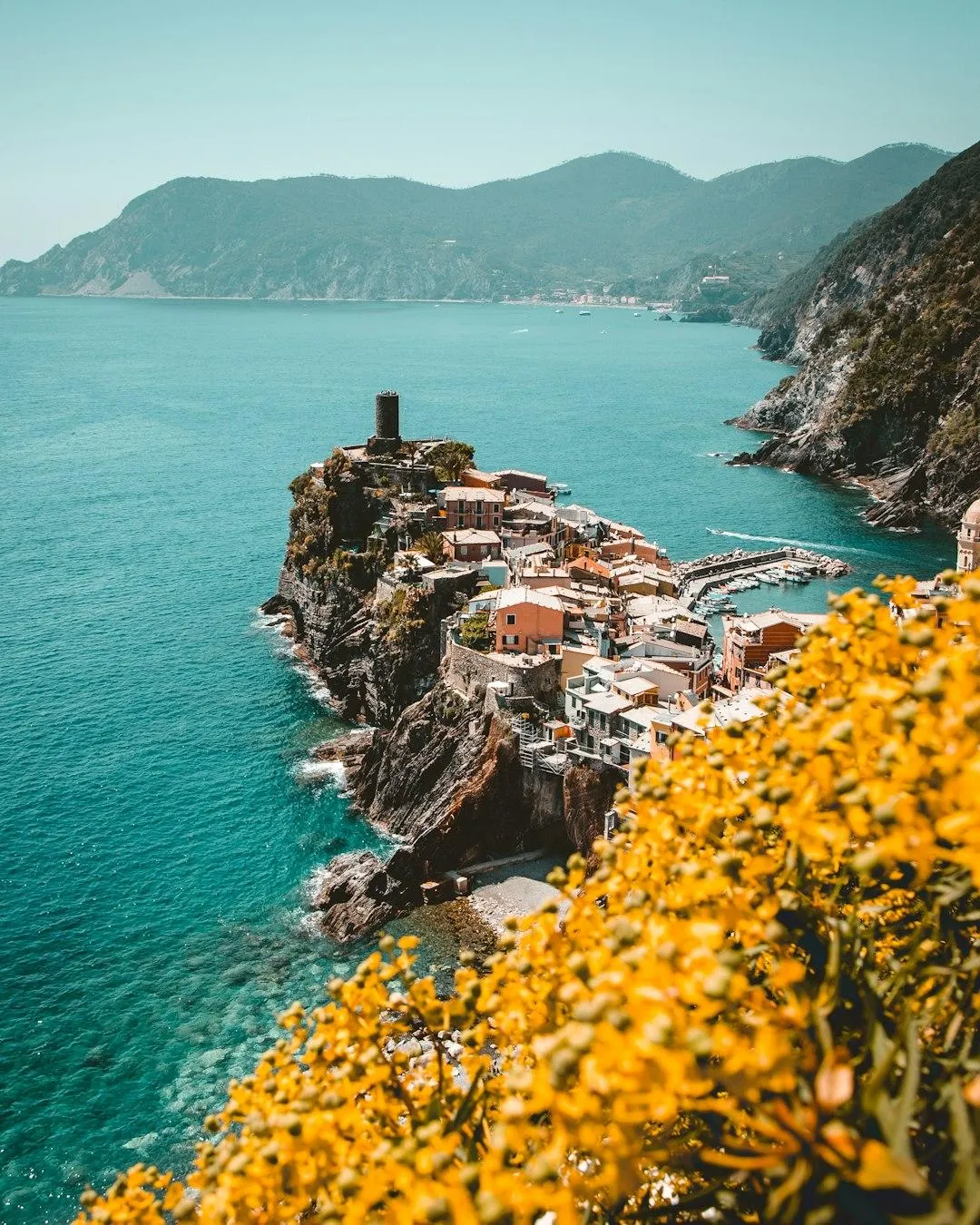 The sunny Italian coast