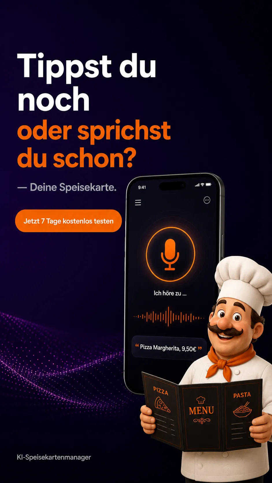 Speisekarten erstellen