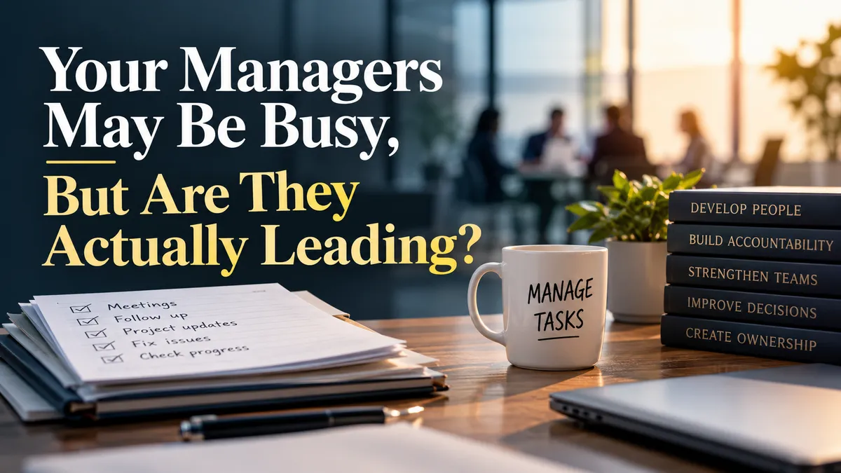 Your Managers May Be Busy, But Are They Actually Leading?