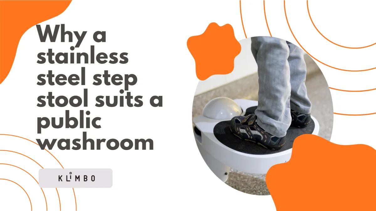 Why a stainless steel step stool suits a public washroom
