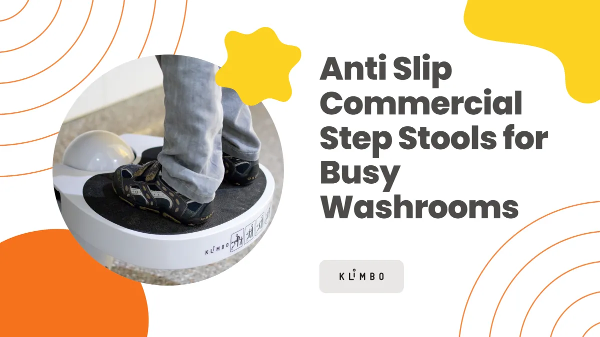 Anti Slip Commercial Step Stools for Busy Washrooms