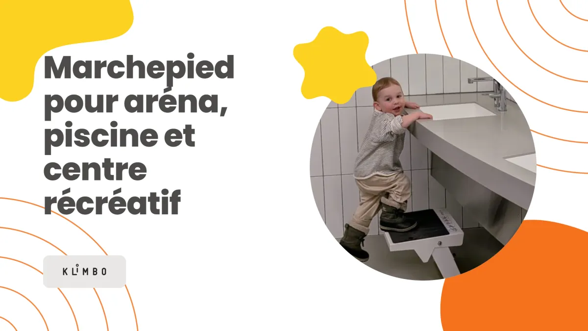 Marchepied pour aréna, piscine et centre récréatif
