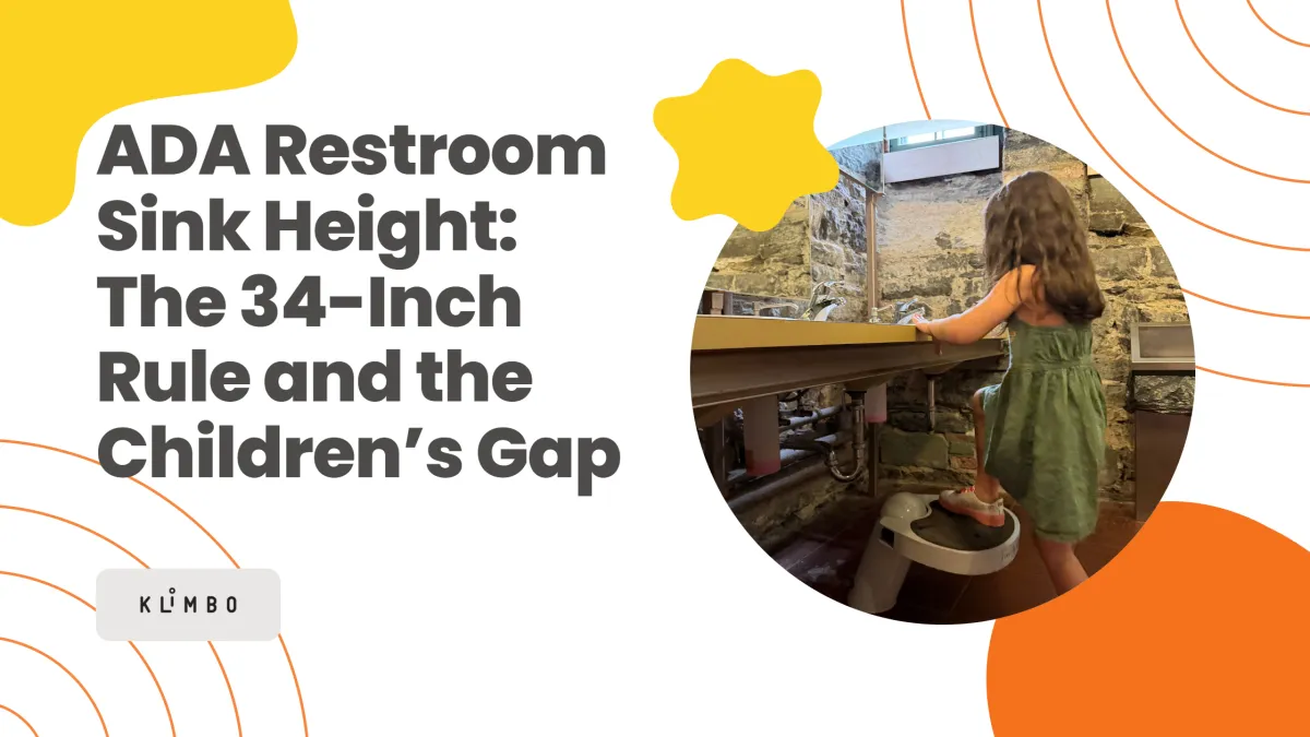 ADA Restroom Sink Height: The 34-Inch Rule and the Children's Gap