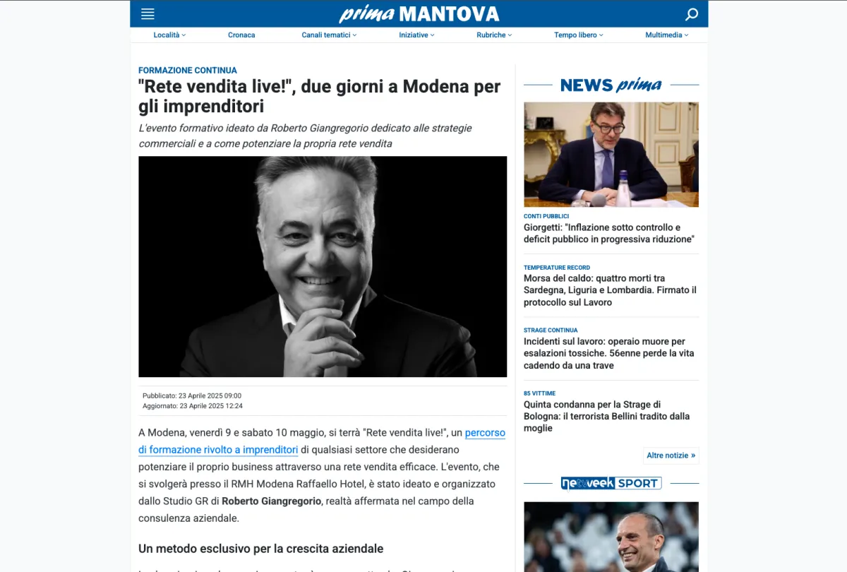 Rete Vendita ive Roberto Giangregorio Studio GR