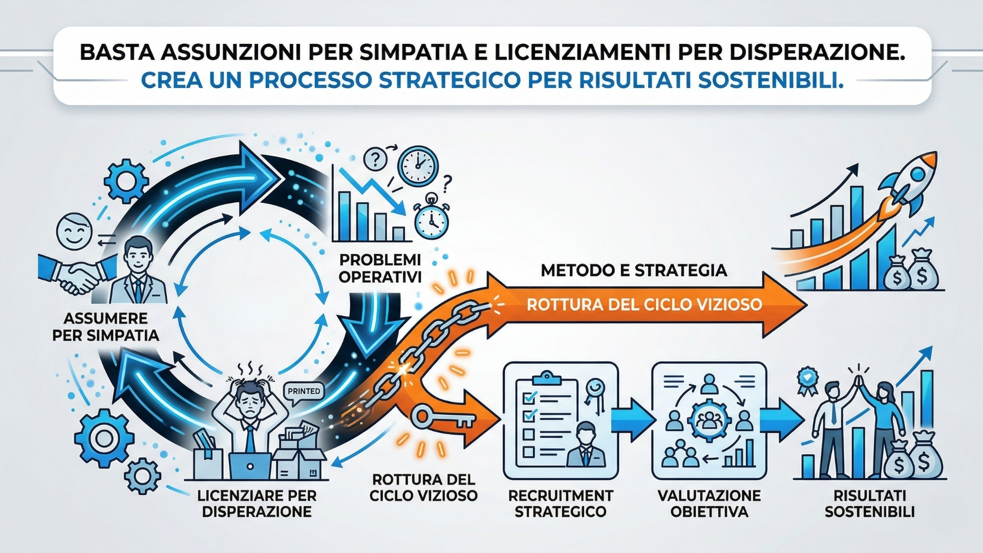 Assumere per simpatia, licenziare per disperazione: Come rompere questo circolo vizioso