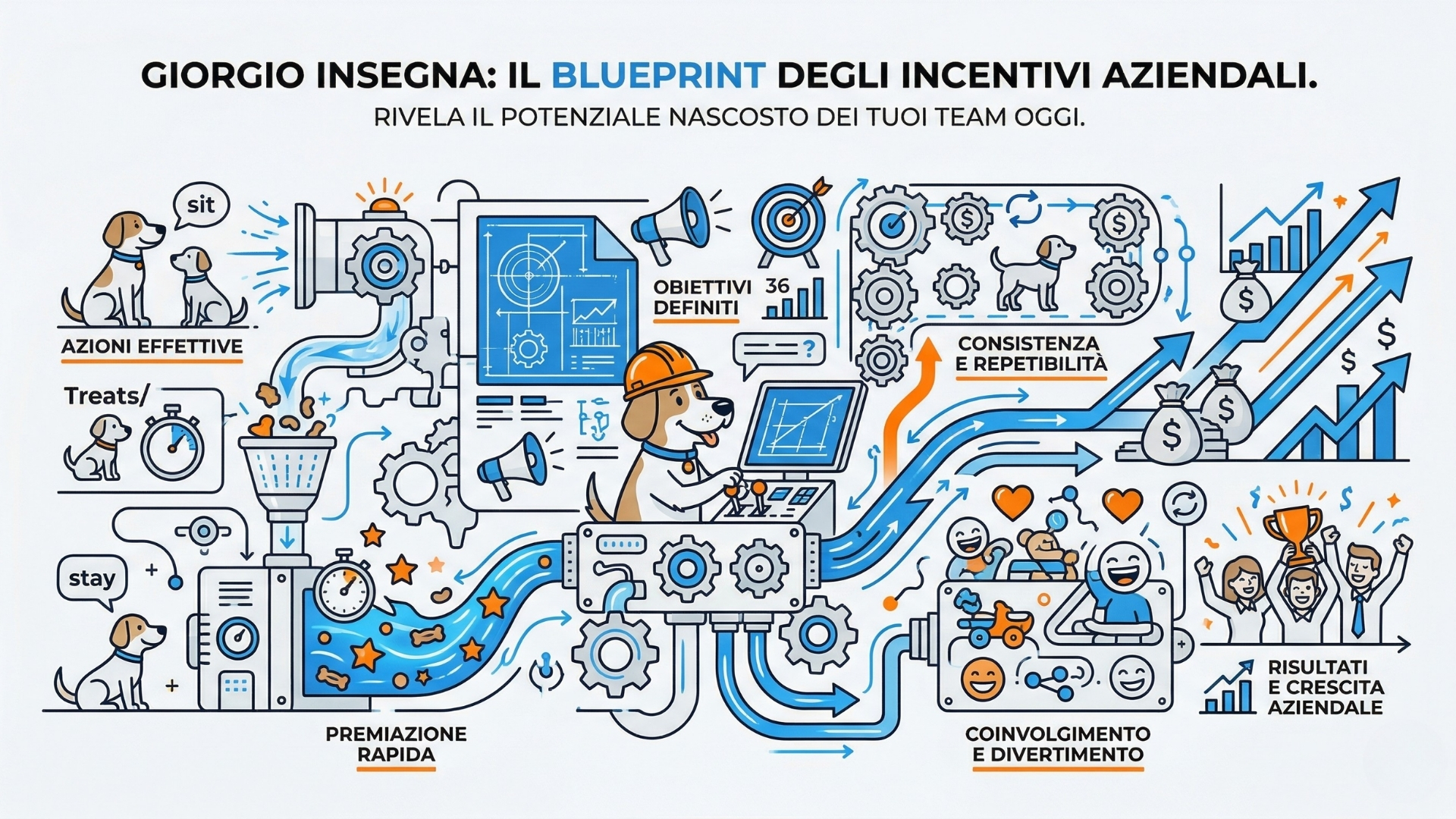 Lezioni d’incentivazione dal mio cane Giorgio