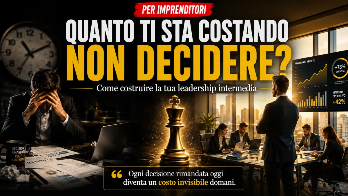 Quanto ti sta costando non decidere?
