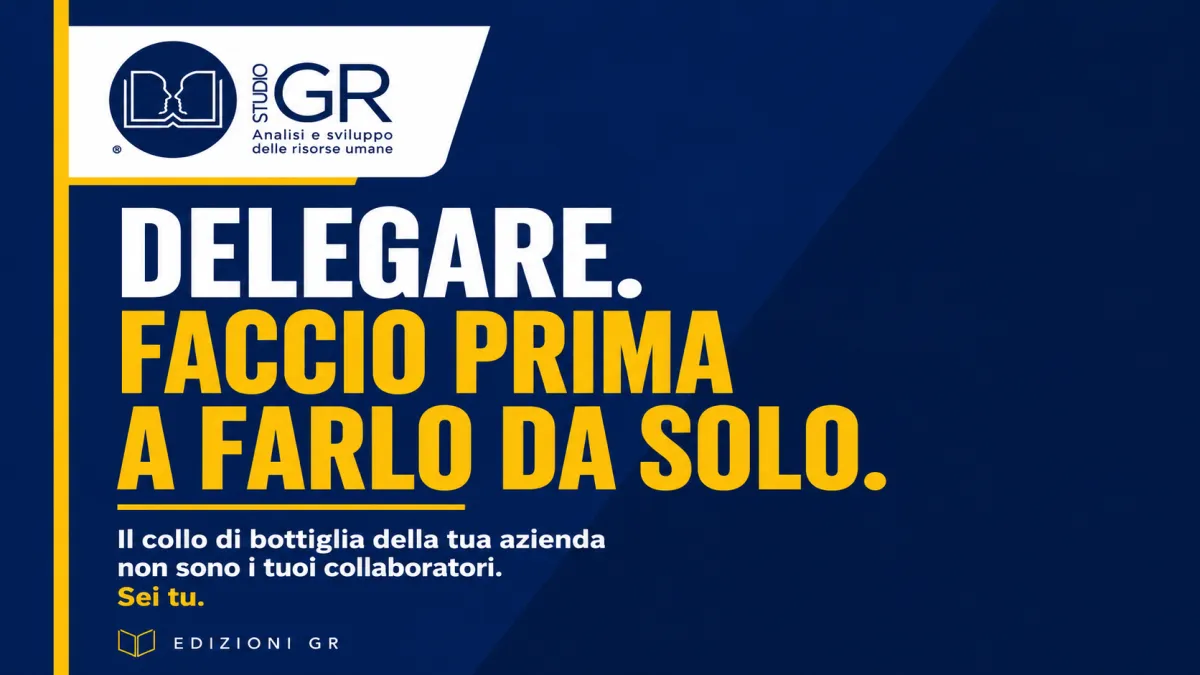 «Faccio prima a farlo da solo»: la frase da 4 parole che ti sta rubando l'azienda