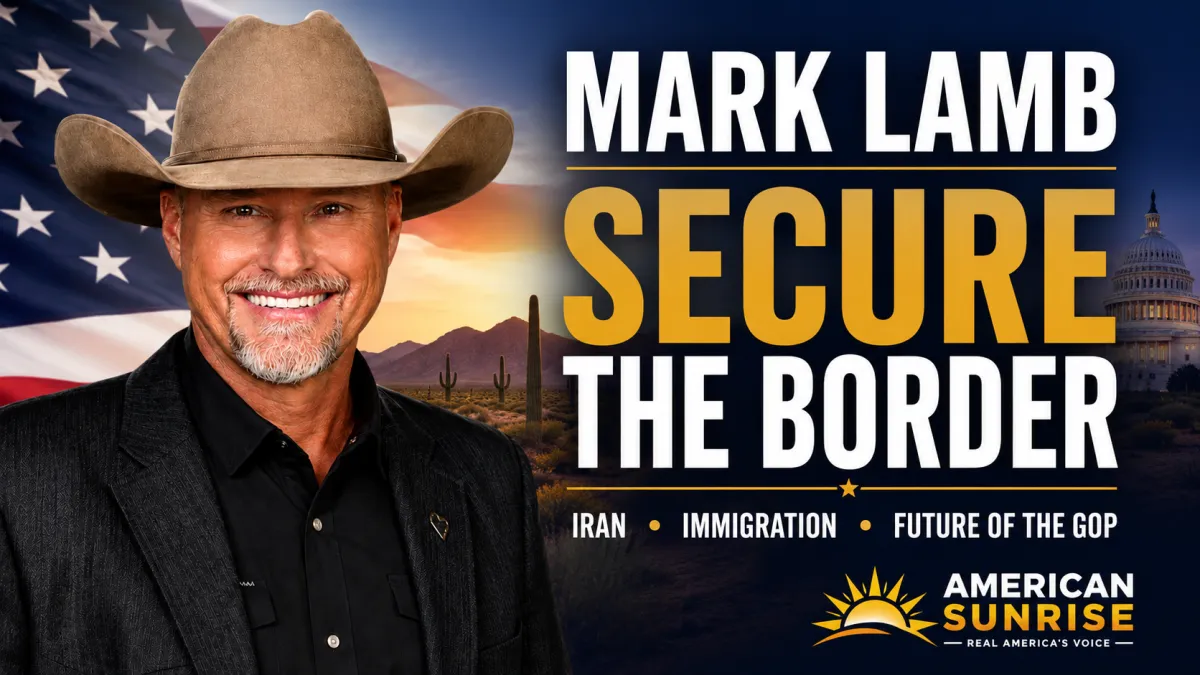 Mark Lamb discusses border security, immigration reform, Iran negotiations, law enforcement, and the future of the Republican Party during an American Sunrise interview while running for Congress in Arizona's 5th Congressional District.