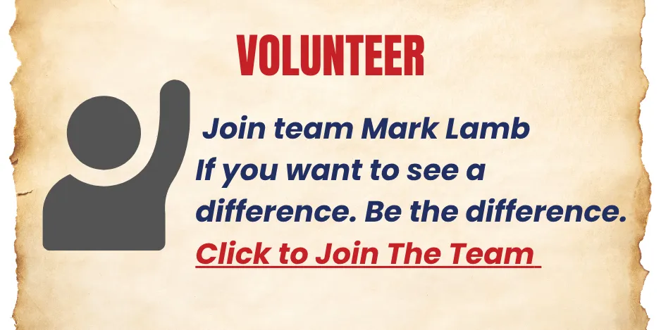 volunteer for Mark Lamb for Congress Icon
