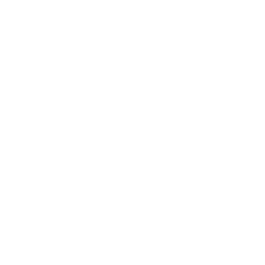 Minimalist blue outline icon of a shield with a checkmark, symbolizing warranty or protection, underlined by short diagonal lines