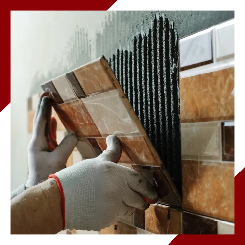 Ceramic tile installation in Oakland, CA home 