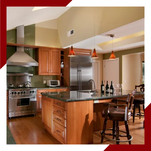 Cabinet remodel and kitchen makeover showing improved function and updated style