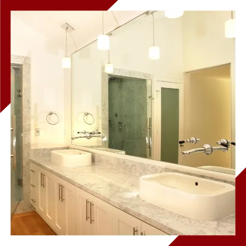 Walk-in shower remodel in Oakland, CA with simple glass and fresh finishes