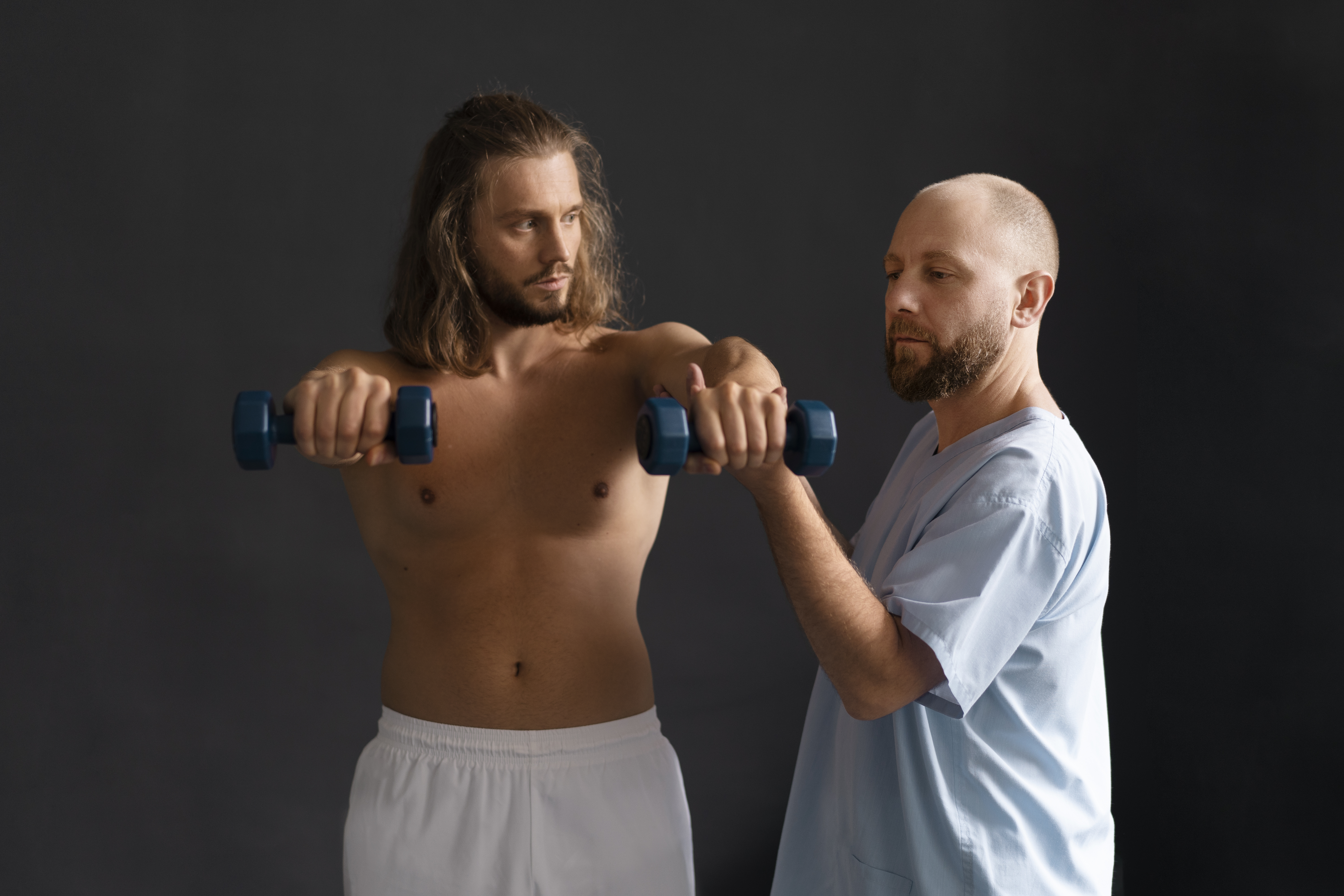 Athlete working out after physical therapy in Jacksonville Beach