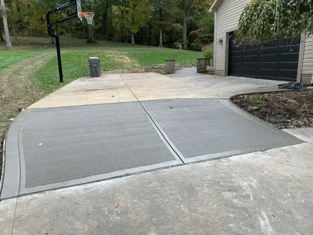 Allentown Concrete builds concrete driveway