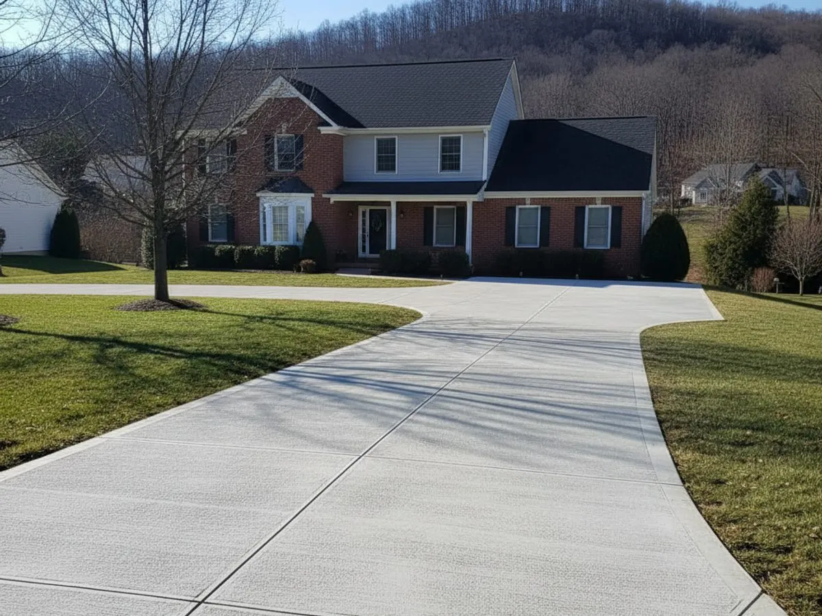 Allentown Concrete builds concrete Driveway