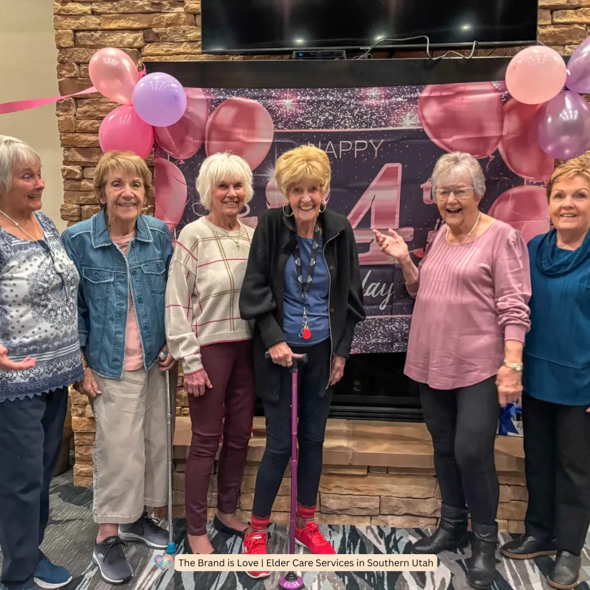 Image shows an event for seniors.