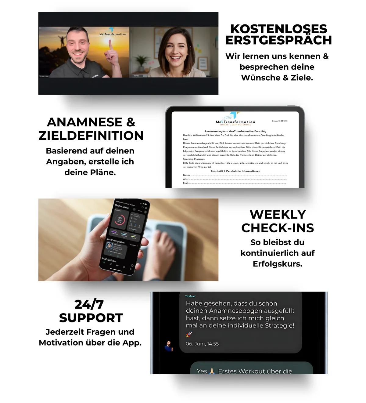 Din Weg zur Transformation ablauf Coaching