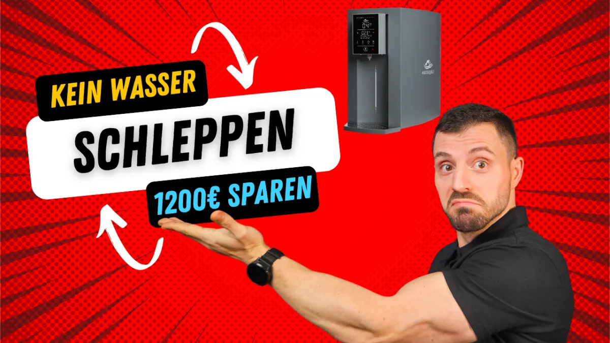 Kein wasser schleppen 1200€sparen