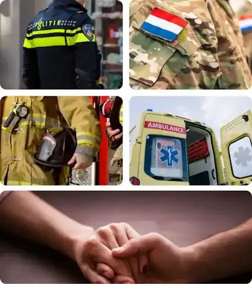 hulpdiensten aan het werk