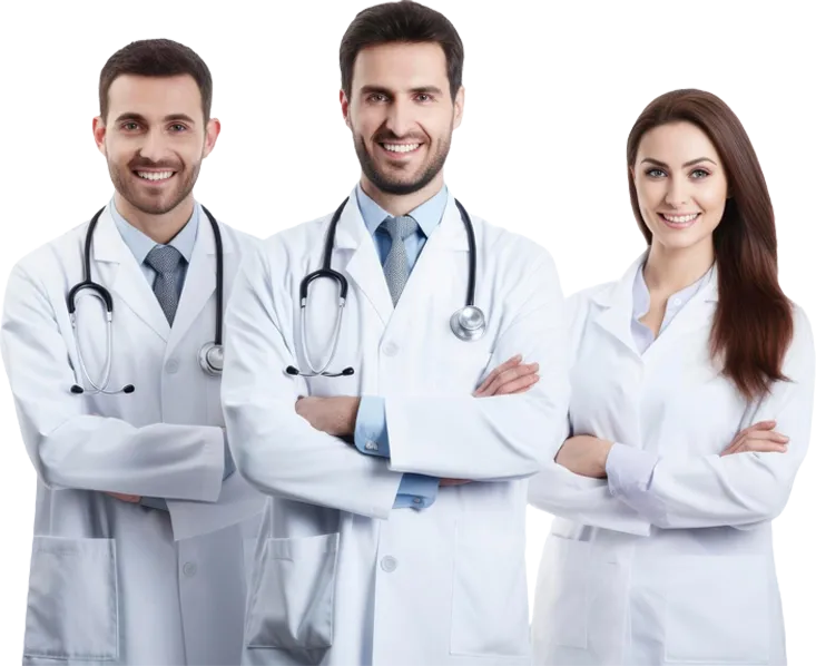 Doctores del consultorio dental