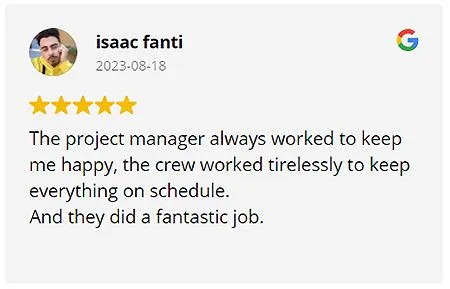 "They did a fantastic job" - isaac fanti