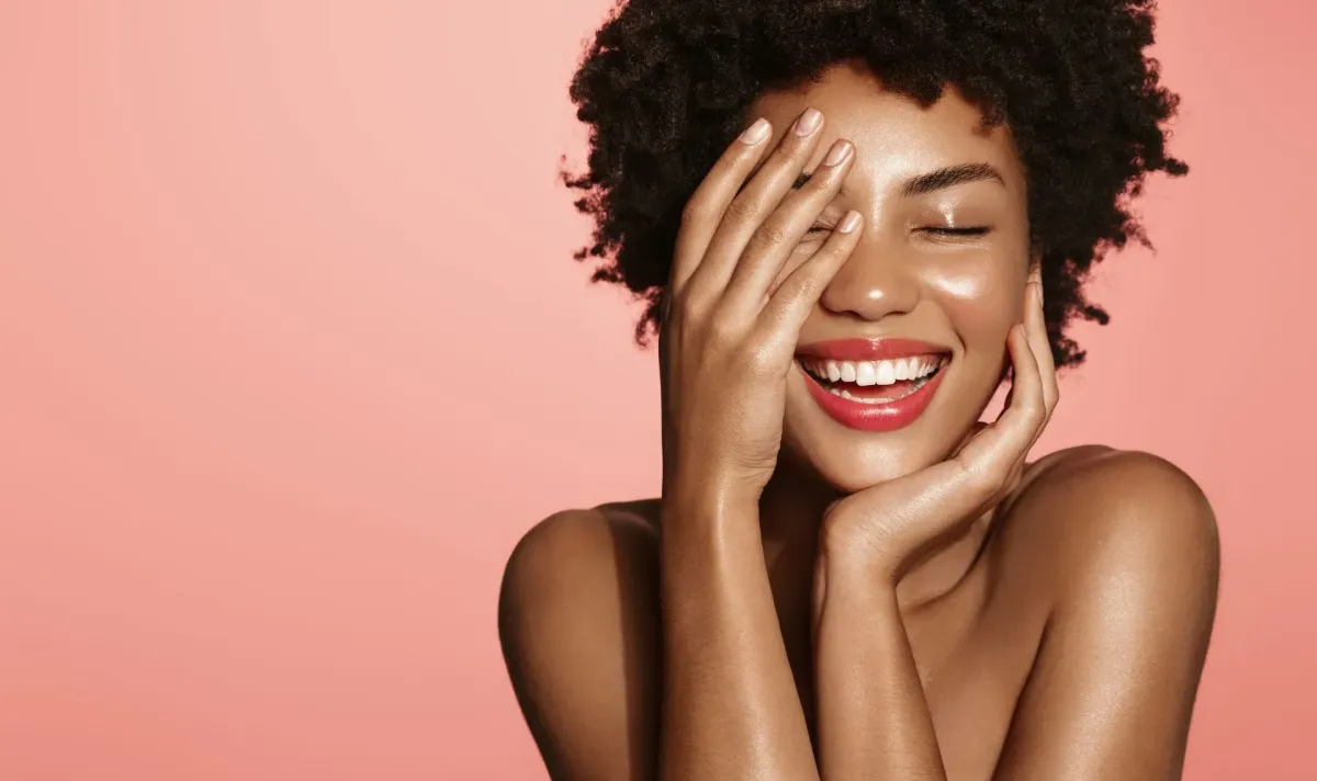 women smiling