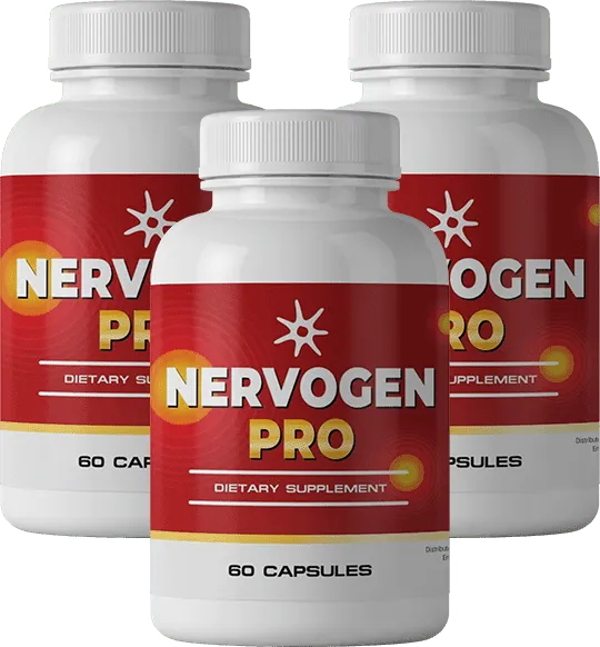 Nervogen Pro Supplements 3 Bottles