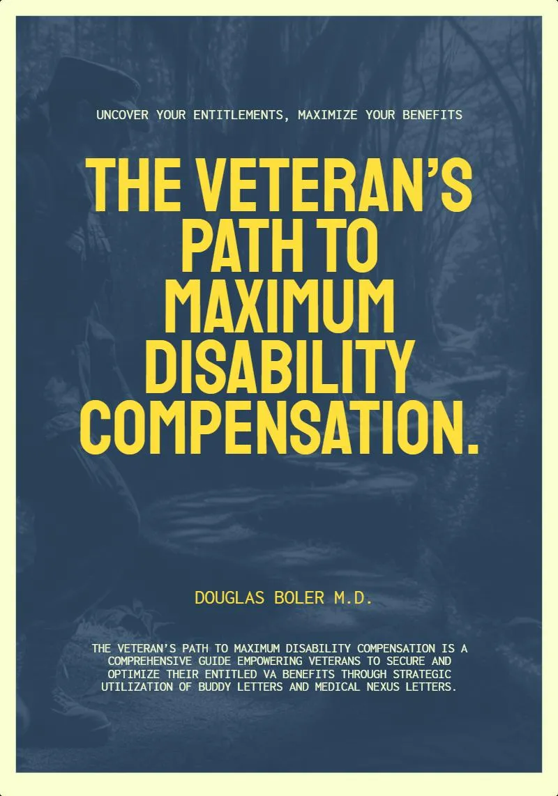 Cover image of an e-book titled 'Understanding Nexus Letters,' featuring a clean and professional design. The cover illustrates the concept of VA Medical Nexus Letters, essential for veterans seeking to understand and utilize their benefits effectively